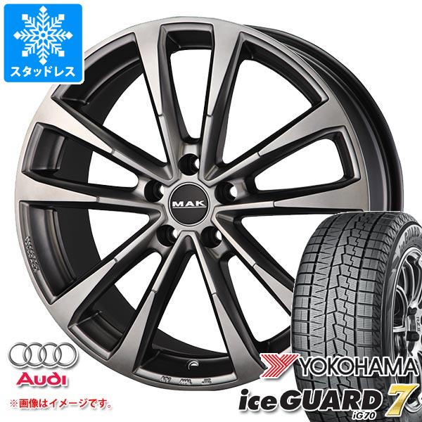 【タイヤ交換対象】アウディ A8 F8系用 スタッドレス ヨコハマ アイスガードセブン iG70 235/50R19 103Q XL MAK マイン タイヤホイール4本セット