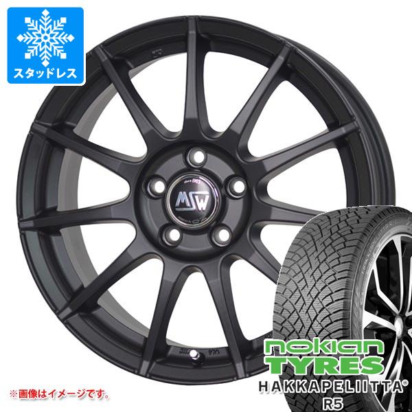 【タイヤ交換対象】プジョー 3008 T85系用 スタッドレス ノキアン ハッカペリッタ R5 225/50R17 98R XL OZ MSW 85-2 タイヤホイール4本セット