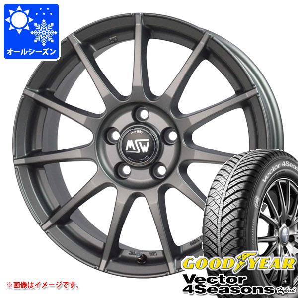 【タイヤ交換対象】MINI ペースマン R61用 オールシーズンタイヤ グッドイヤー ベクター 4シーズンズ ハイブリッド 205/55R17 95H XL OZ MSW 85-2 タイヤホイール4本セット