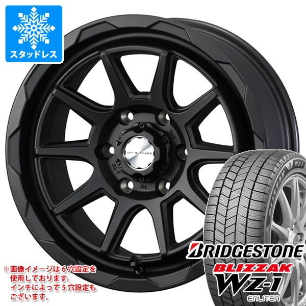 【タイヤ交換対象】マツダ CX-5 KE/KF系用 スタッドレス ブリヂストン ブリザック WZ-1 215/70R16 100Q マッドヴァンス06 タイヤホイール4本セット