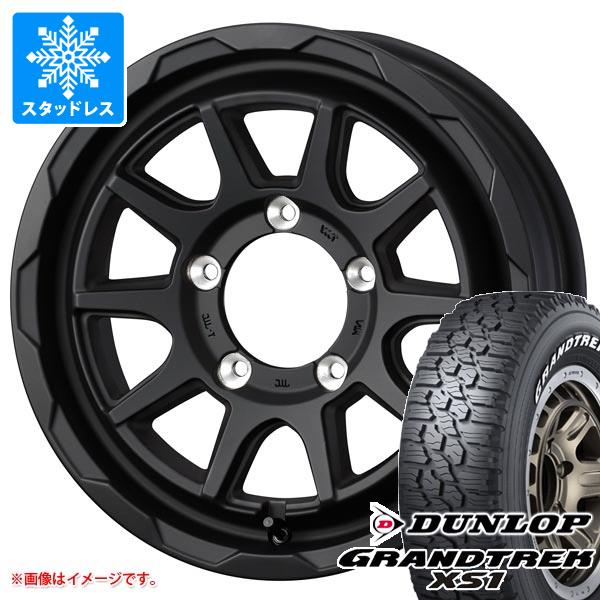【タイヤ交換対象】ジムニー用 スタッドレス ダンロップ グラントレック XS1 185/85R16 105/103L LT ホワイトレター マッドヴァンス06 タイヤホイール4本セット|タイヤ1番