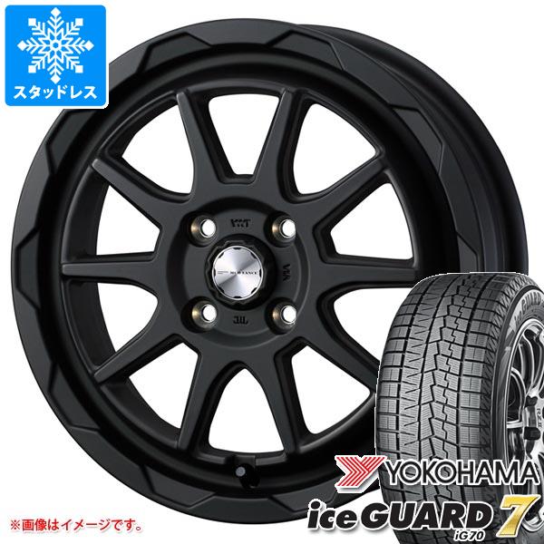 【タイヤ交換対象】ハスラー用 スタッドレス ヨコハマ アイスガードセブン iG70 165/70R14 81Q マッドヴァンス06 タイヤホイール4本セット