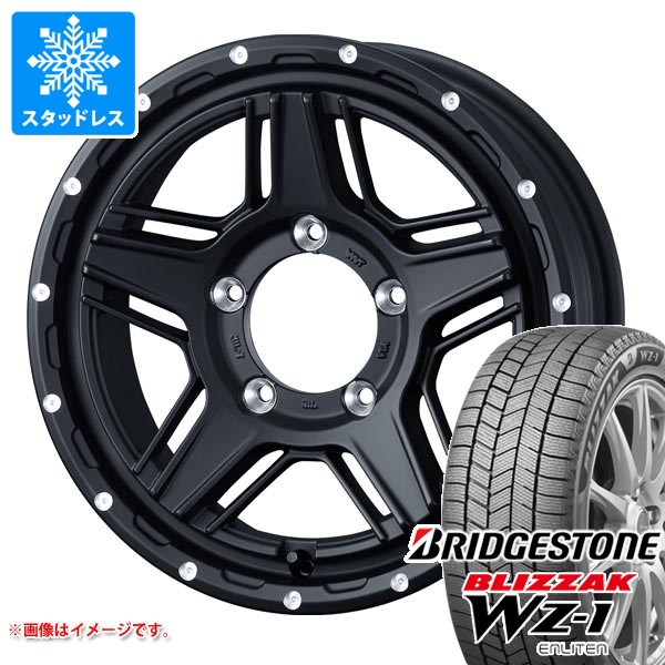 【タイヤ交換対象】5本セット スズキ ジムニーシエラ JB74W用 スタッドレス ブリヂストン ブリザック WZ-1 195/80R15 96Q 2025年10月発売サイズ マッドヴァンス07 タイヤホイール5本セット 110,563円