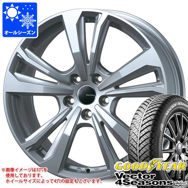 【タイヤ交換対象】BMW F40 1シリーズ用 オールシーズンタイヤ グッドイヤー ベクター 4シーズンズ ハイブリッド 225/45R17 91H スマートライン 365 タイヤホイール4本セット|タイヤ1番