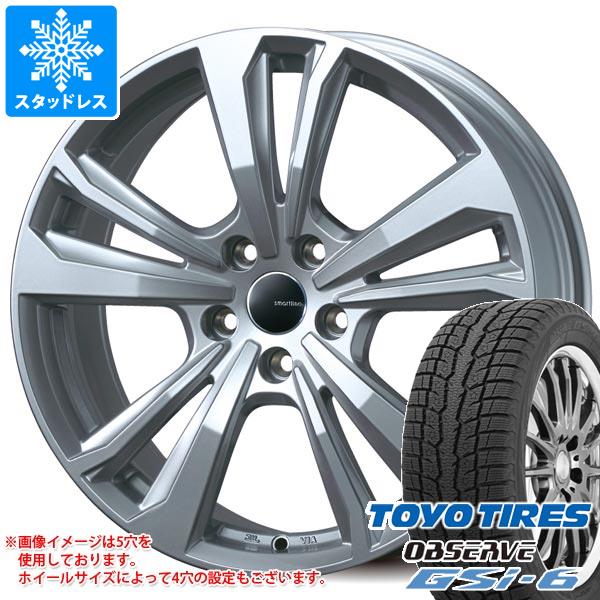【タイヤ交換対象】プジョー 5008 P87系用 スタッドレス トーヨー オブザーブ GSi-6 215/70R16 100Q スマートライン 365 タイヤホイール4本セット｜タイヤ１番