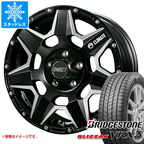 【タイヤ交換対象】T31エクストレイル用 スタッドレス ブリヂストン ブリザック VRX3 215/65R16 98Q クライメイト スワット タイヤホイール4本セット|タイヤ1番