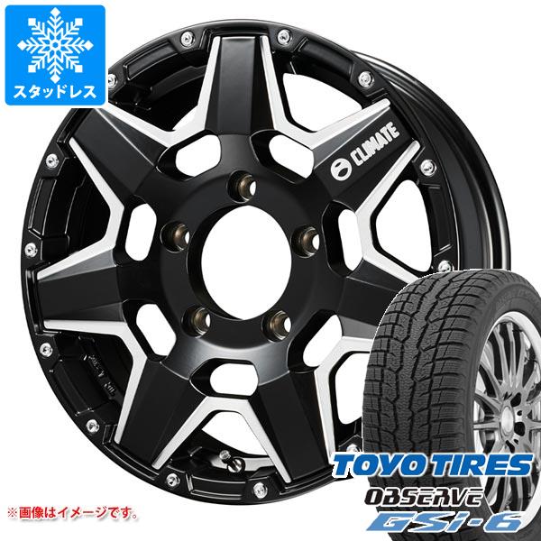 【タイヤ交換対象】5本セット ジムニー用 スタッドレス トーヨー オブザーブ GSi-6 175/80R16 91Q クライメイト スワット タイヤホイール5本セット|タイヤ1番