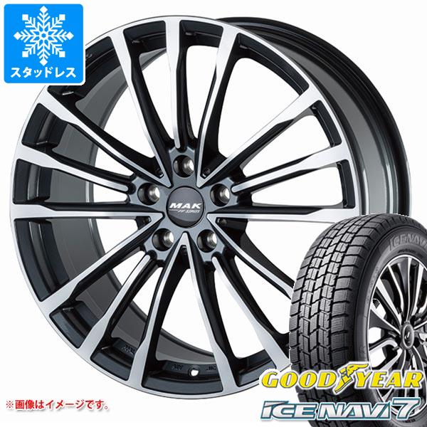 【タイヤ交換対象】BMW F74 2シリーズグランクーペ用 スタッドレス グッドイヤー アイスナビ7 225/45R18 91Q MAK バビエラFF タイヤホイール4本セット 120,300円