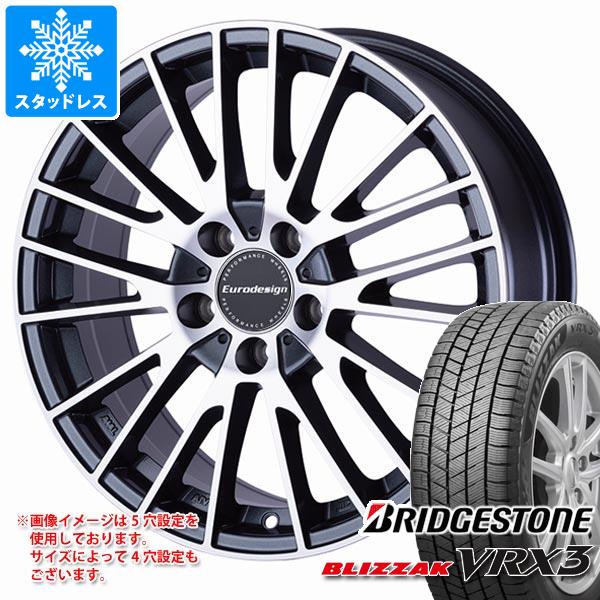 【タイヤ交換対象】BMW F40 1シリーズ用 スタッドレス ブリヂストン ブリザック VRX3 225/40R18 88Q ユーロデザイン カルヴァー タイヤホイール4本セット|タイヤ1番