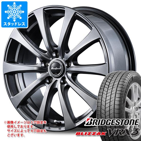 【タイヤ交換対象】スタッドレスタイヤ ブリヂストン ブリザック VRX3 185/55R16 83Q ＆ MID ホイールズ G10 6.0-16 タイヤホイール4本セット185/55-16 BRIDGESTONE BLIZZAK VRX3