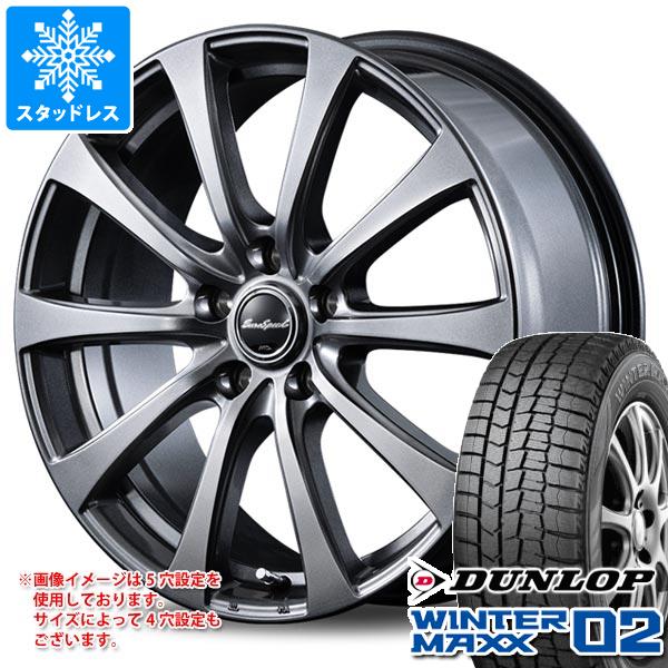 【タイヤ交換対象】スタッドレスタイヤ ダンロップ ウインターマックス02 WM02 175/65R15 84Q & MID ホイールズ G10 5.5-15 タイヤホイール4本セット175/65-15 DUNLOP WINTER MAXX 02 WM02|タイヤ1番