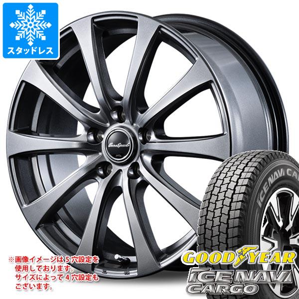 【タイヤ交換対象】スタッドレスタイヤ グッドイヤー アイスナビカーゴ 145/80R12 80/78N (145R12 6PR相当) ＆ MID ホイールズ G10 3.5-12 タイヤホイール4本セット145/80-12 GOODYEAR ICE NAVI CARGO 40,885円