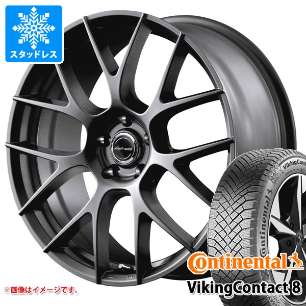 【タイヤ交換対象】トヨタ 40系アルファード用 スタッドレス コンチネンタル バイキングコンタクト8 225/55R19 103T XL レフィナーダ モーション3 タイヤホイール4本セット