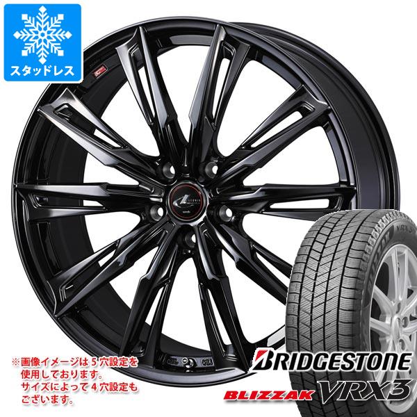 【タイヤ交換対象】スタッドレスタイヤ ブリヂストン ブリザック VRX3 215/50R18 92Q & レオニス GX 7.0-18 タイヤホイール4本セット215/50-18 BRIDGESTONE BLIZZAK VRX3|タイヤ1番