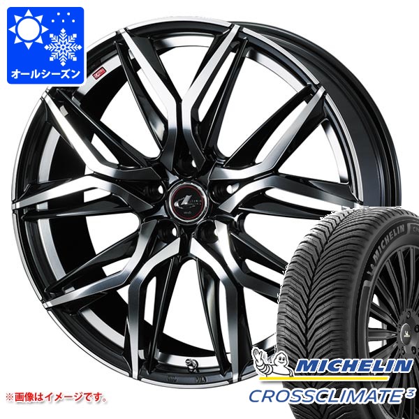 オールシーズン 225/45R17 94Y XL ミシュラン クロスクライメート3 レオニス LM 7.0-17 タイヤホイール4本セット|タイヤ1番