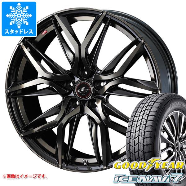 【タイヤ交換対象】スタッドレスタイヤ グッドイヤー アイスナビ7 195/65R15 91Q ＆ レオニス LM 6.0-15 タイヤホイール4本セット195/65-15 GOODYEAR ICE NAVI 7｜タイヤ１番 80,575円