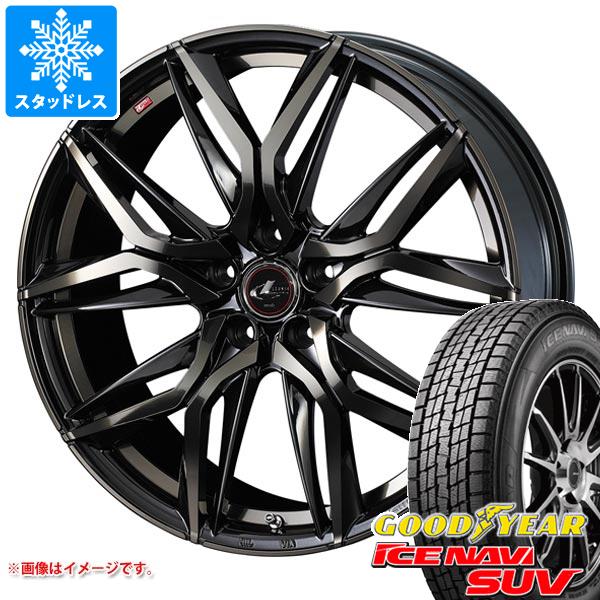 【タイヤ交換対象】スタッドレスタイヤ グッドイヤー アイスナビ SUV 225/60R17 99Q ＆ レオニス LM 7.0-17 タイヤホイール4本セット225/60-17 GOODYEAR ICE NAVI SUV