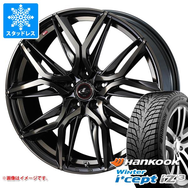 【タイヤ交換対象】スタッドレスタイヤ ハンコック ウィンターアイセプト iZ3 W636 235/50R18 97H ＆ レオニス LM 8.0-18 タイヤホイール4本セット235/50-18 HANKOOK Winter i cept iZ3 W636