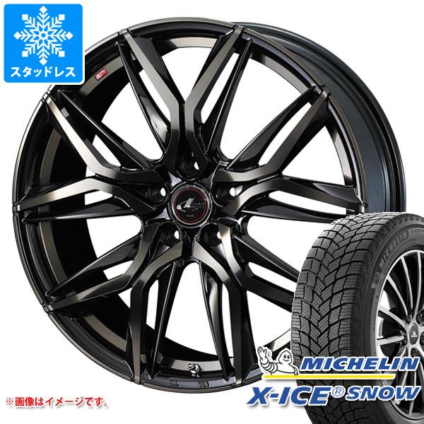 【タイヤ交換対象】スタッドレスタイヤ ミシュラン エックスアイススノー 185/65R15 92T XL ＆ レオニス LM タイヤホイール4本セット185/65-15 MICHELIN X-ICE SNOW