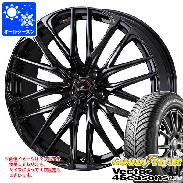 【タイヤ交換対象】オールシーズン 225/45R18 91H グッドイヤー ベクター 4シーズンズ ハイブリッド レオニス SK 8.0-18 タイヤホイール4本セット｜タイヤ１番