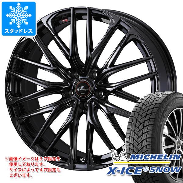 【タイヤ交換対象】スタッドレスタイヤ ミシュラン エックスアイススノー 225/60R18 100H & レオニス SK 8.0-18 タイヤホイール4本セット225/60-18 MICHELIN X-ICE SNOW|タイヤ1番