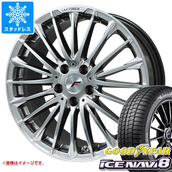 【タイヤ交換対象】 レクサス IS 30系用 スタッドレス グッドイヤー アイスナビ8 235/45R18 94Q エルエフ フォース タイヤホイール4本セット|タイヤ1番