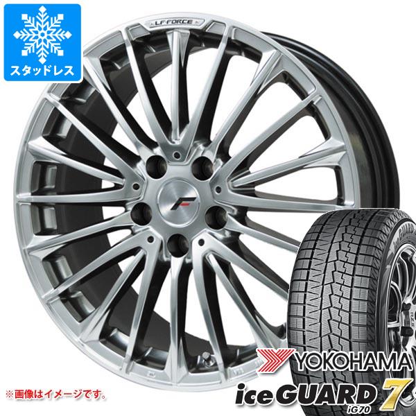 【タイヤ交換対象】 レクサス IS 30系用 スタッドレス ヨコハマ アイスガードセブン iG70 235/40R19 92Q エルエフ フォース タイヤホイール4本セット