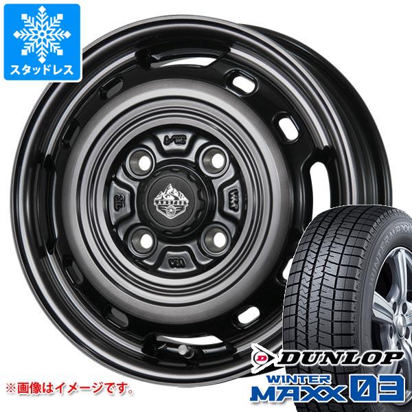 【タイヤ交換対象】タフト LA900系用 スタッドレス ダンロップ ウインターマックス03 WM03 165/65R15 81Q ランドフット XFG タイヤホイール4本セット 69,575円