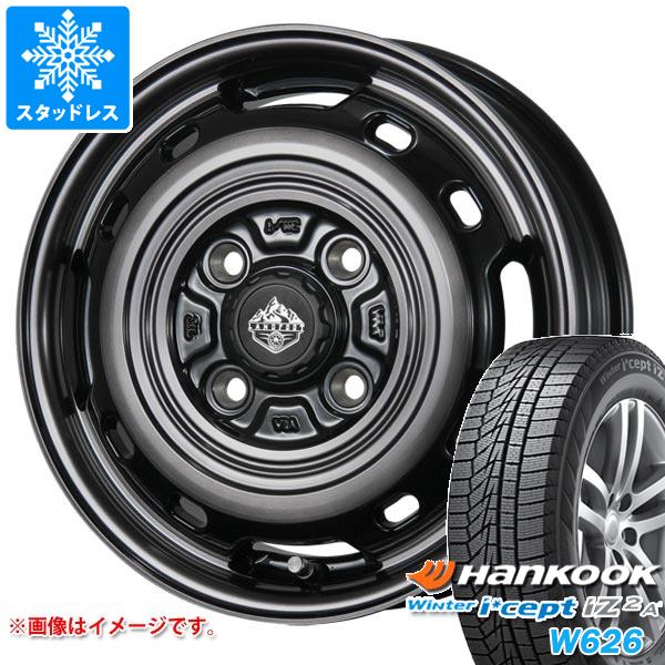 【タイヤ交換対象】ハスラー用 スタッドレス ハンコック ウィンターアイセプト IZ2エース W626 165/70R14 81T ランドフット XFG タイヤホイール4本セット