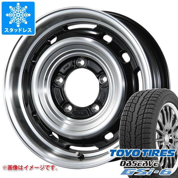 【タイヤ交換対象】5本セット ジムニー JB64W用 スタッドレス トーヨー オブザーブ GSi-6 215/70R16 100Q ランドフット XFG タイヤホイール5本セット|タイヤ1番