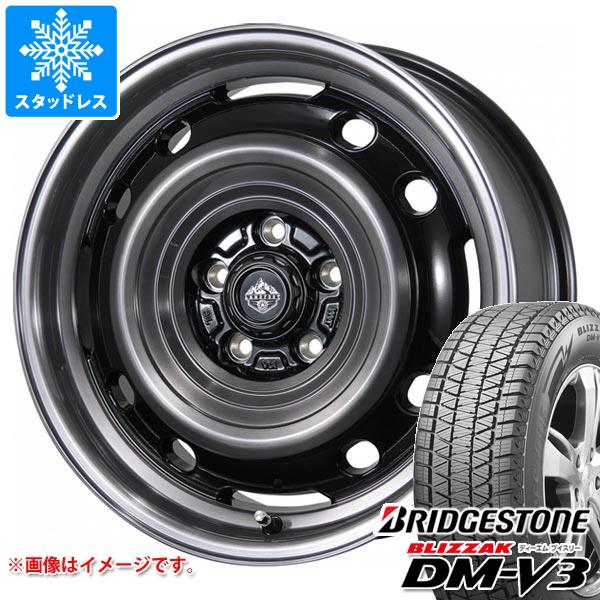 【タイヤ交換対象】ジープ ラングラー JK/JL系用 スタッドレス ブリヂストン ブリザック DM-V3 265/70R17 115Q ランドフット XFG タイヤホイール4本セット|タイヤ1番