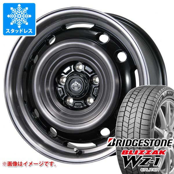 【タイヤ交換対象】スタッドレスタイヤ ブリヂストン ブリザック WZ-1 215/70R16 100Q ＆ ランドフット XFG 7.0-16 タイヤホイール4本セット215/70-16 BRIDGESTONE BLIZZAK WZ-1