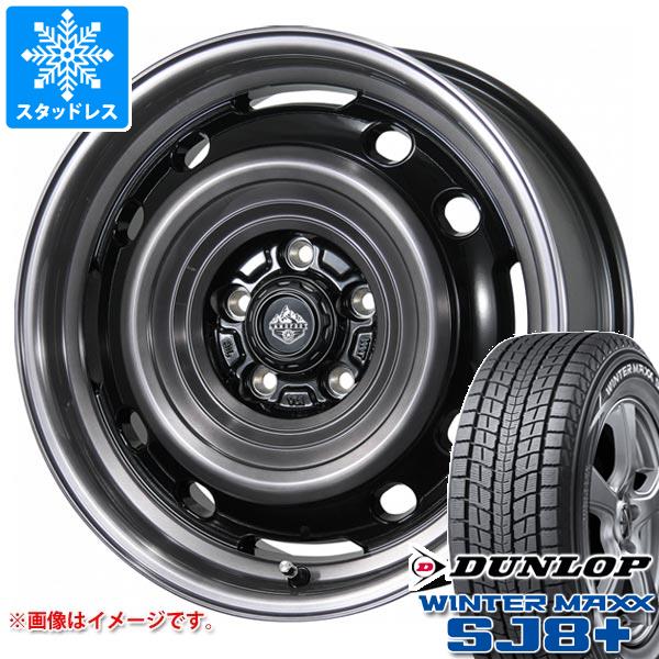 【タイヤ交換対象】スタッドレスタイヤ ダンロップ ウインターマックス SJ8 プラス 235/70R16 106Q ＆ ランドフット XFG 7.0-16 タイヤホイール4本セット235/70-16 DUNLOP WINTER MAXX SJ8+