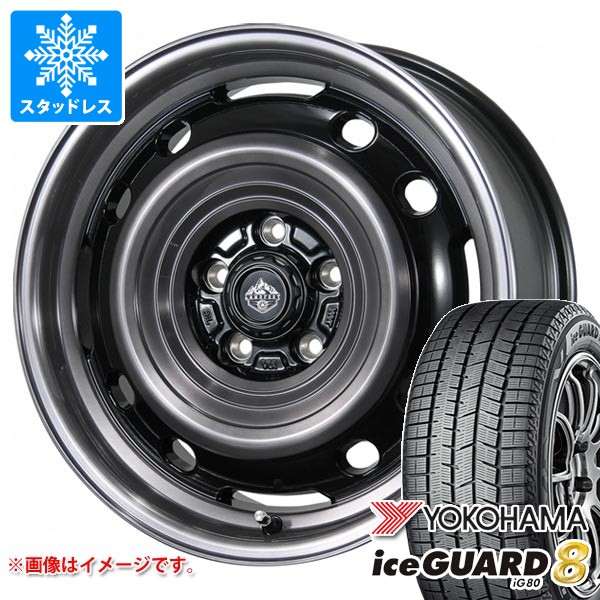 【タイヤ交換対象】トヨタ RAV4 50系用 スタッドレス ヨコハマ アイスガードエイト iG80 225/65R17 102Q ランドフット XFG タイヤホイール4本セット｜タイヤ１番
