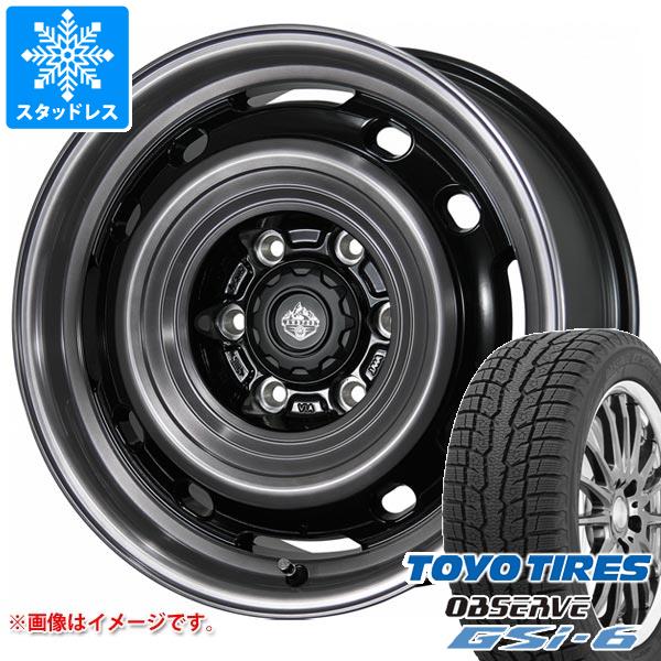 【タイヤ交換対象】スタッドレスタイヤ トーヨー オブザーブ GSi-6 265/65R17 112Q ＆ ランドフット XFG 8.0-17 タイヤホイール4本セット265/65-17 TOYO OBSERVE GSi-6｜タイヤ１番