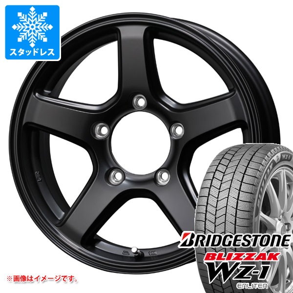 【タイヤ交換対象】5本セット スズキ ジムニー用 スタッドレス ブリヂストン ブリザック WZ-1 175/80R16 91Q 2025年10月発売サイズ エムイーエー タイヤホイール5本セット