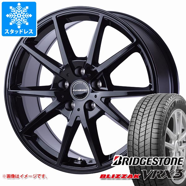 【タイヤ交換対象】MINI クロスオーバー F60用 スタッドレス ブリヂストン ブリザック VRX3 225/55R17 97Q ユーロデザイン スウィンドン タイヤホイール4本セット|タイヤ1番