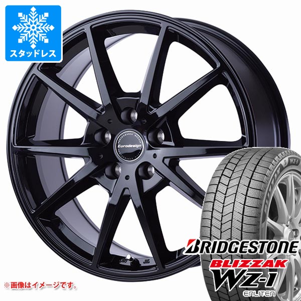 【タイヤ交換対象】MINI MINI クーパー F66用 スタッドレス ブリヂストン ブリザック WZ-1 215/45R17 91Q XL ユーロデザイン スウィンドン タイヤホイール4本セット