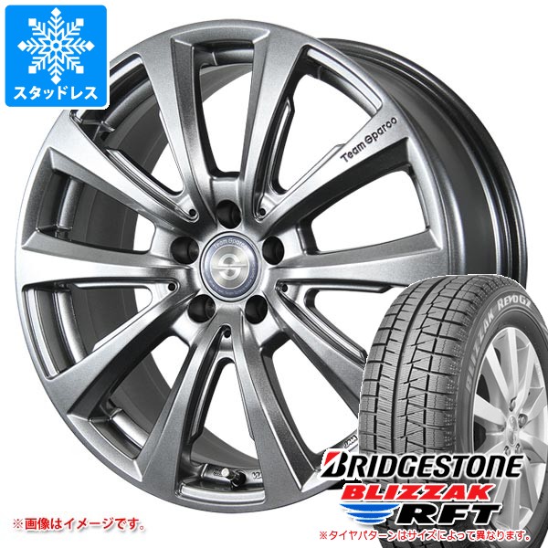 【タイヤ交換対象】BMW U11 iX1用 スタッドレス ブリヂストン ブリザック RFT 225/60RF17 99Q ランフラット チームスパルコ ヴァローザ ver.02 タイヤホイール4本セット