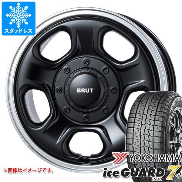 【タイヤ交換対象】ニッサン T31エクストレイル用 スタッドレス ヨコハマ アイスガードセブン iG70 215/65R16 98Q ブルート BR-33 タイヤホイール4本セット|タイヤ1番