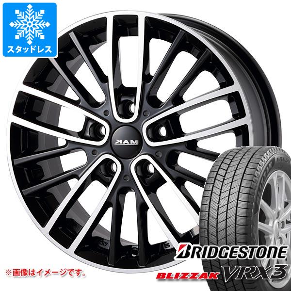 【タイヤ交換対象】MINI MINI クーパーEV J01用 スタッドレス ブリヂストン ブリザック VRX3 195/60R16 89Q MAK チェルシー タイヤホイール4本セット