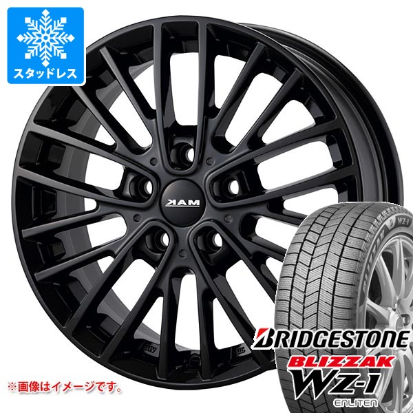 【タイヤ交換対象】MINI MINI クーパー F66用 スタッドレス ブリヂストン ブリザック WZ-1 195/55R16 91Q XL 2025年10月発売サイズ MAK チェルシー タイヤホイール4本セット