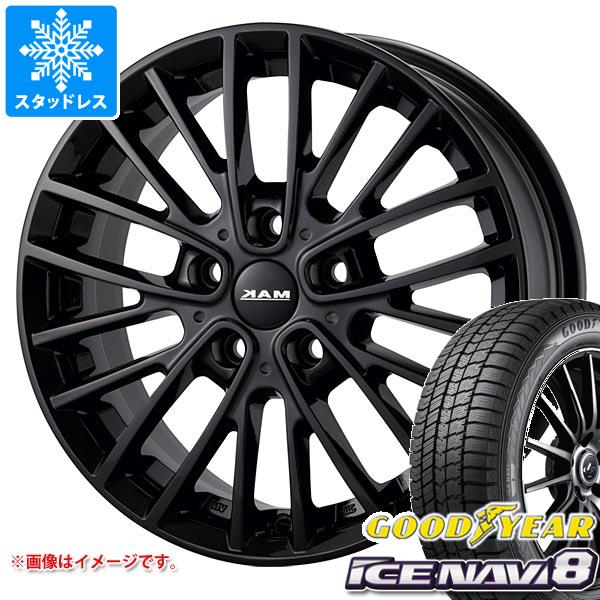 【タイヤ交換対象】MINI クラブマン F54用 スタッドレス グッドイヤー アイスナビ8 205/55R16 91Q MAK チェルシー タイヤホイール4本セット｜タイヤ１番