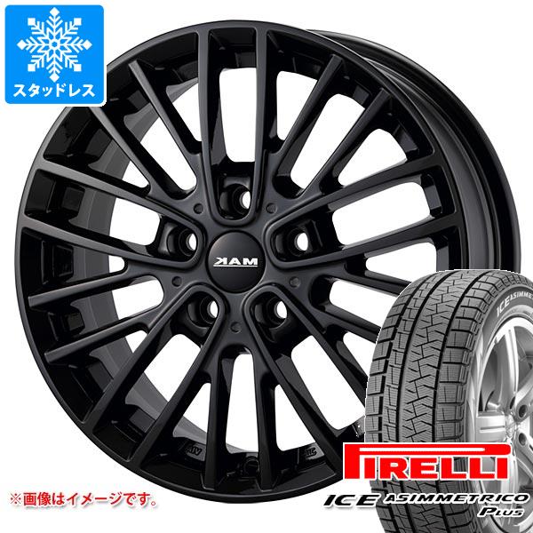 【タイヤ交換対象】MINI MINI クーパー F66用 2025年製 スタッドレス ピレリ アイスアシンメトリコ プラス 195/55R16 87Q MAK チェルシー タイヤホイール4本セット|タイヤ1番