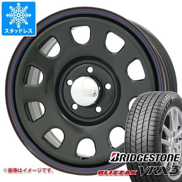 【タイヤ交換対象】ミツビシ デリカD5用 スタッドレス ブリヂストン ブリザック VRX3 215/70R16 100Q デイトナズ G2 タイヤホイール4本セット