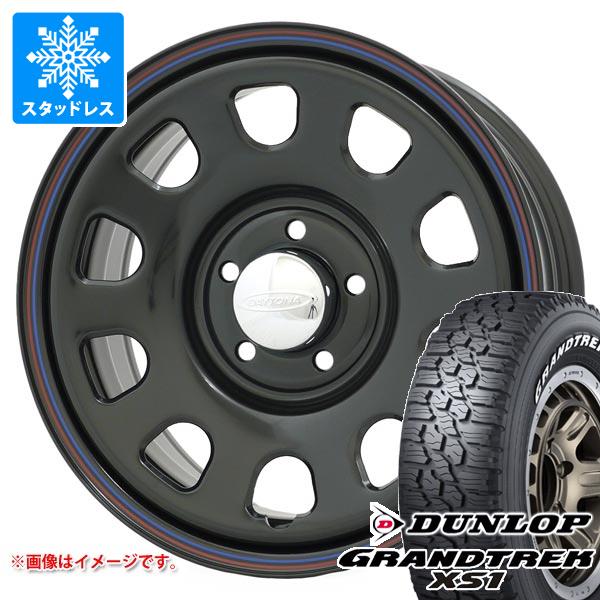 【タイヤ交換対象】ミツビシ デリカD5用 スタッドレス ダンロップ グラントレック XS1 LT215/70R16 100/97N ホワイトレター デイトナズ G2 タイヤホイール4本セット｜タイヤ１番