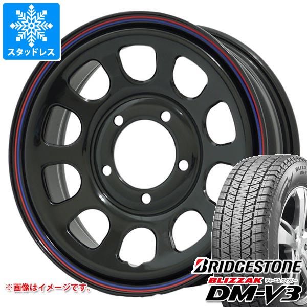 【タイヤ交換対象】5本セット スズキ ジムニー用 スタッドレス ブリヂストン ブリザック DM-V3 175/80R16 91Q デイトナズ G2 タイヤホイール5本セット 80,438円