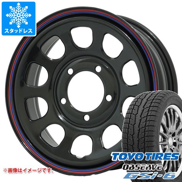 【タイヤ交換対象】5本セット スズキ ジムニー用 スタッドレス トーヨー オブザーブ GSi-6 175/80R16 91Q デイトナズ G2 タイヤホイール5本セット｜タイヤ１番