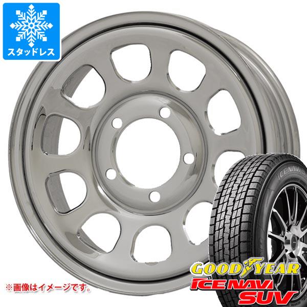 【タイヤ交換対象】スズキ ジムニー JB64W用 スタッドレス グッドイヤー アイスナビ SUV 215/70R16 100Q デイトナズ G2 タイヤホイール4本セット