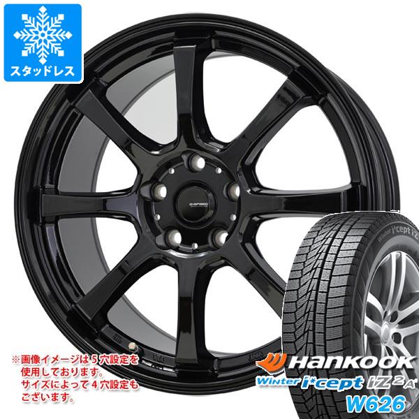 【タイヤ交換対象】2025年製 スタッドレスタイヤ ハンコック ウィンターアイセプト iZ2エース W626 175/65R14 82T ＆ ジースピード G-08 5.5-14 タイヤホイール4本セット175/65-14 HANKOOK Winter i cept iZ2A W626